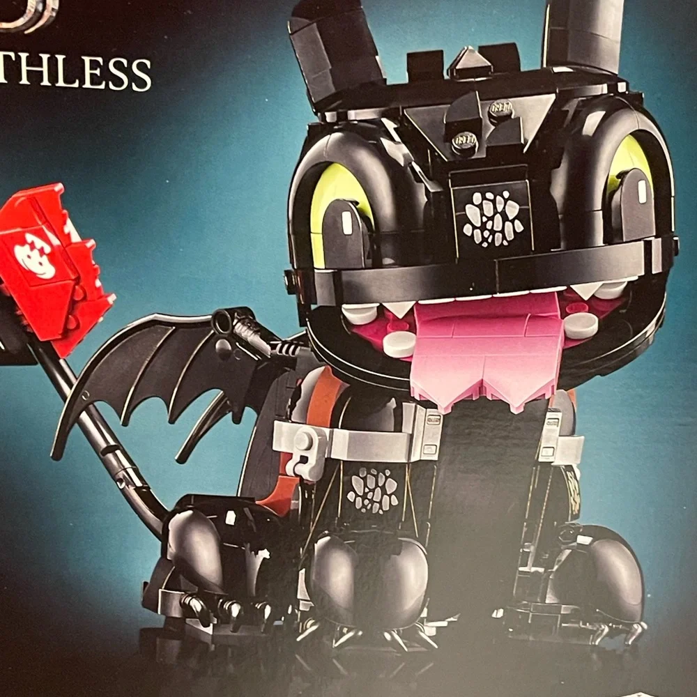 LEGO How to Train Toothless Dragon 10375 784Pcs 18+ NIB Sealed